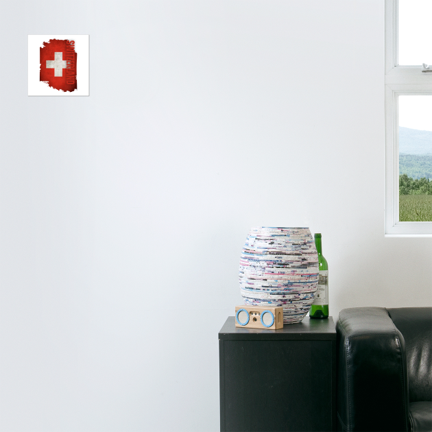 Switzerland flag, swiss flag by eka123